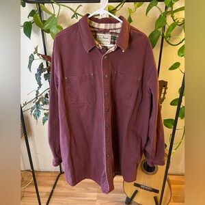 Vintage 90's LL Bean men's cotton canvas coat